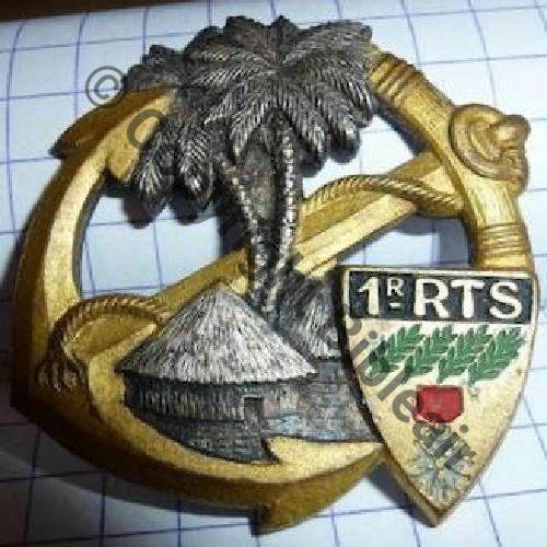RTS  01eRgt TIRAILLEURS SENEGALAIS Peint  40.45  DrPBER Dep 1Anneaux KC Src.ffl06cine 40EurInv 